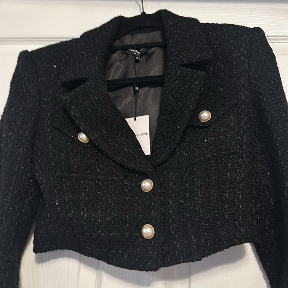 Generation Love Black Cropped Jacket - image 3